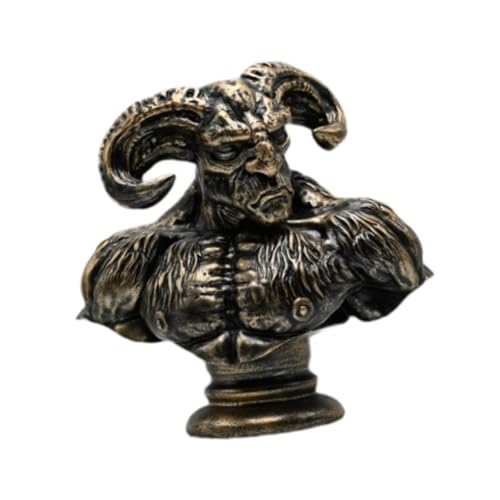 KESOTO Statue Della Testa Del Busto Del Busto in Resina, Colore Bronzo