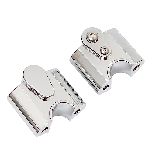 Barra elevadora manillar R18 cromada en aluminio para moto 2020-2022 4