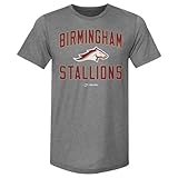 500 LEVEL Birmingham Stallions Team Away Men's Premium T-Shirt (Tri Gray, X-Large)