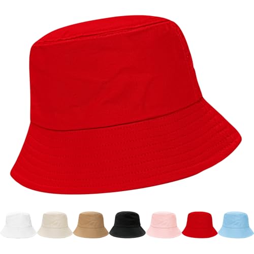 Image of NPQQUAN Bucket Hats for Men Women Packable Foldable Sun Hats for Women Beach Travel Cap