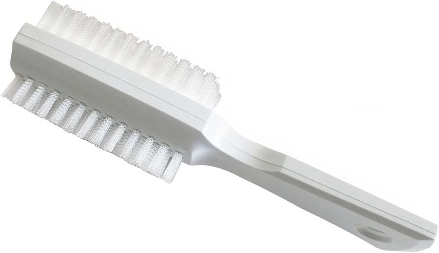 Hand 'N Nail Brush – Break & Odor Resistant Fingernail & Toenail Cleaner – for Everyday Grooming & Cleaning Finger Nails, Toe Nails, Cuticles, Hands & Feet (White)