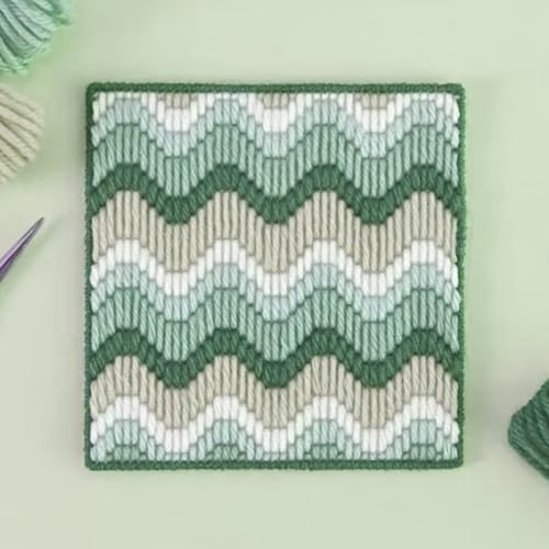 Image of 10 PCS Clear Mesh Canvas Sheets for Embroidery Making, Cross Stitch Plastic Aida Mesh Screen for Crafts DIY Crochet Projects
