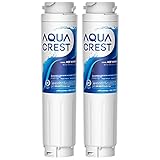 2X AQUACREST 644845 Kühschrank Wasserfilter, Kompatibel mit Bosch UltraClarity 644845, Siemens Neff Gaggenau Miele, 740560, 00740560, 9000194412, Haier 0060820860 0060218743, FFL-110B