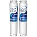 2X AQUACREST 644845 Filtro Acqua Frigorifero, Compatibile con Bosch UltraClarity 644845 REPLFLTR10 00740560 9000194412 Neff Gaggenau Miele/Haier 0060820860 0060218743 Rangemaster DXD 90170 (2)