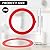 3 Pcs Flush Valve Seal for Kohle-r,Compatible Canister Flush Valve Seal Replacements for Toilets K-GP1059291 K-4436,Upgraded Silicone Material Toilet Repair Kit Inside Tank(COLOR:Red)