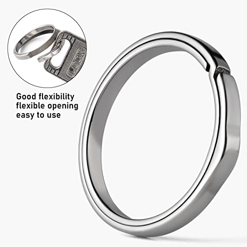 Image of TISUR Titanium Key Chain Rings, Heavy Duty Keychain Rings
