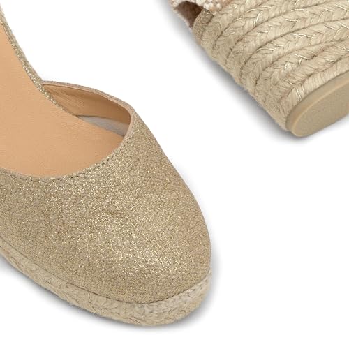 Image of Castaner | Espadrille with Wedge Carina Made in Canvas 7 cm | Woman