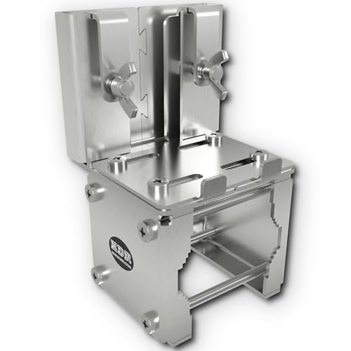 KDR Produktgestaltung Support d'éventail de Balcon en Acier Inoxydable - Rond et carré - Support de Rangement pour éventails de Balcon - 140 cm x 140 cm - Fixation sûre sur la Balustrade