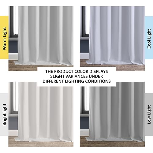 HPD Half Price Drapes Solid Thermal Insulated Blackout Curtains for Bedroom 108 Inches Long Curtain (1 Panel) Signature Blackout Linen Window Curtains for Living Room 50W x 108L - Image 4