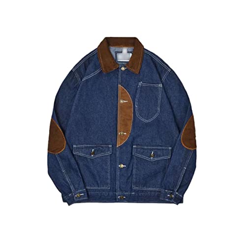 Veste en jean homme bleu rétro XXXL pour l'automne