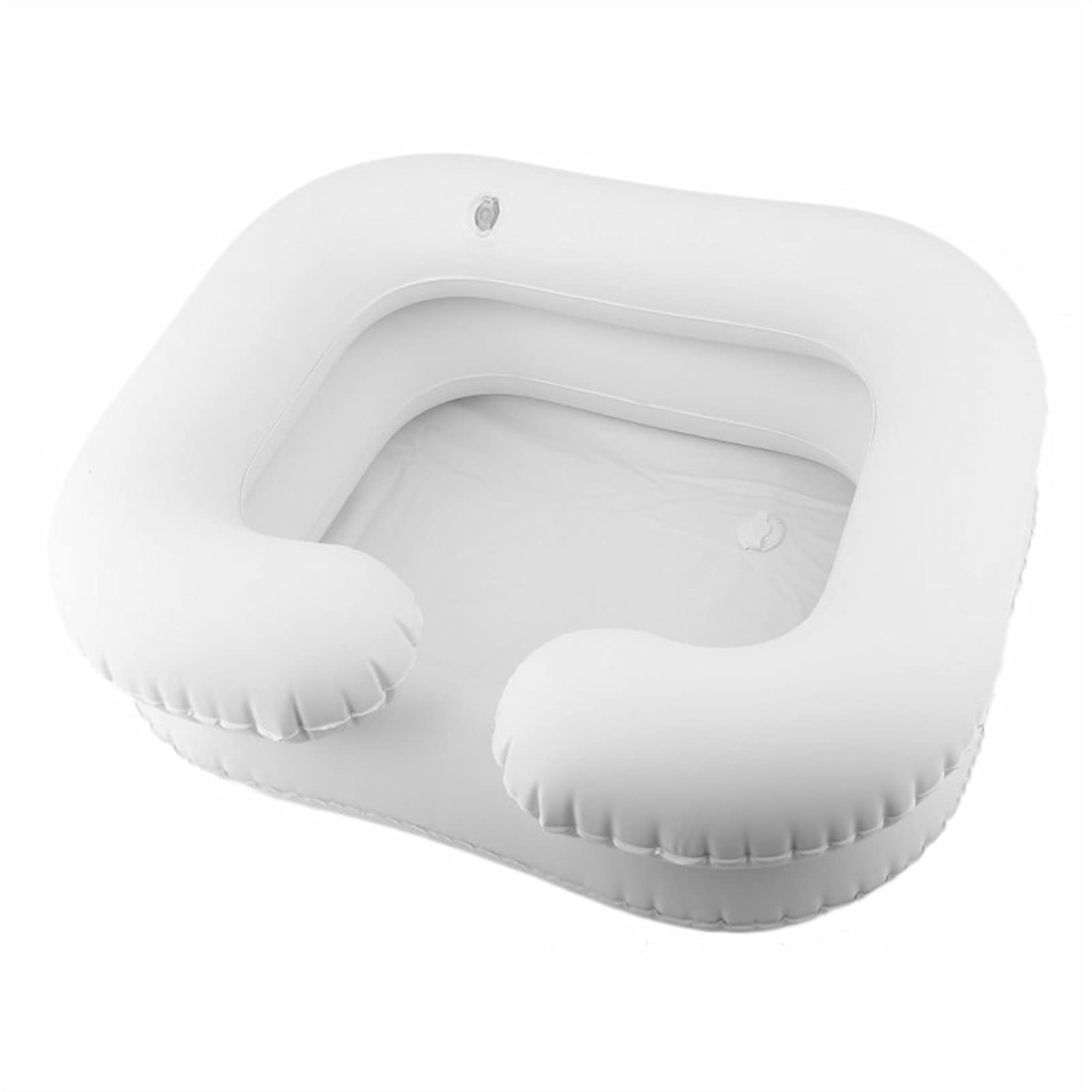 Bassin gonflable lavage cheveux pour simplifier la toilette de personne alitée