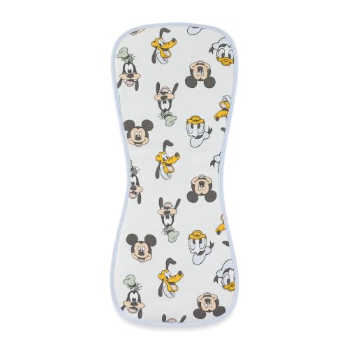 Image of Disney Baby Mickey Mouse Burp Cloths 3 Pack 20 inch x 10 inch Burping Rags Infants