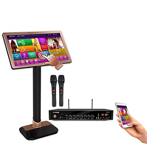 TSRPLUSM106-5TB HDD120K Korean and English Songs,ACEUME TSR 22" Touch Screen Karaoke Player,Songs Player,Jukebox,Select Songs Both Via Monitor