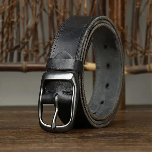 Vintage Distressed Leather Belt For Men And Women Casual Jeans Leather Belt4