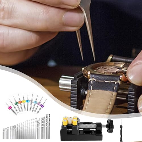 Perceuse manuelle portable avec 59 micro forets pour travaux de précision de bijoux - 4
