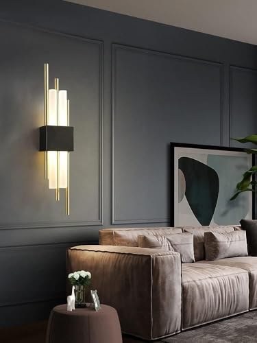 Applique murale LED et plafonnier en laiton style minimaliste