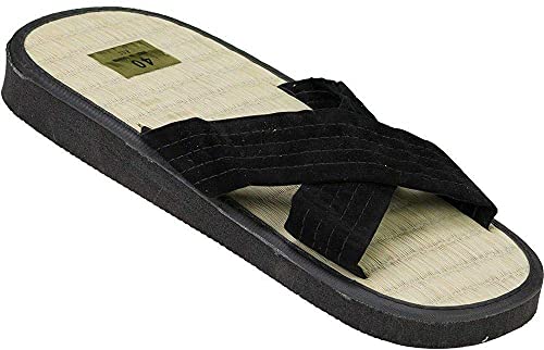 Playwell Zapatillas de artes marciales Tatami Mat tradicional Zori en forma de X (sandalias)