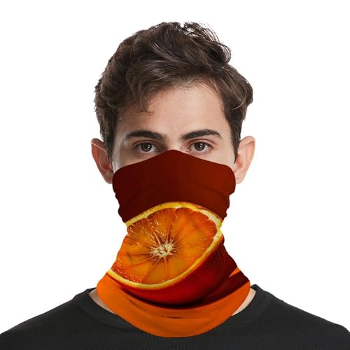 Pasamontaña transpirable, a prueba de viento y polvo, con protección solar, color naranja, para hombre y mujer miniatura 3