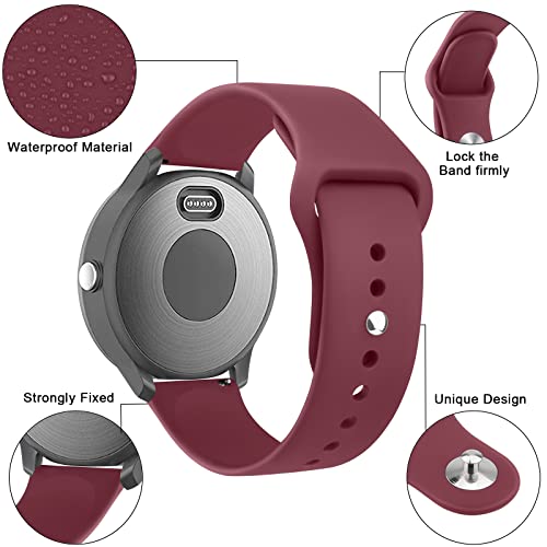 Pulseras resistentes de silicona para Garmin Venu 3 pack miniatura 2