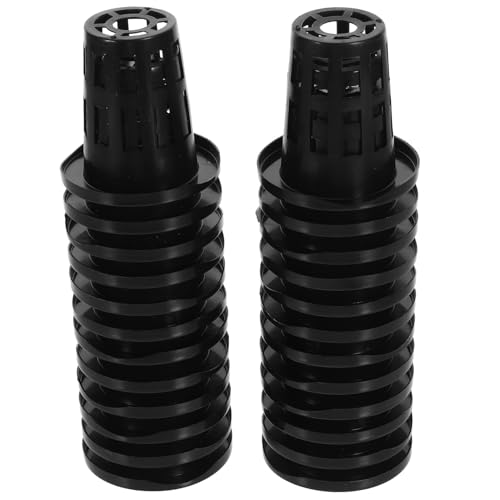 Toddmomy 50pezzi per Idroponiche Vasi per Giardinaggio per per Balcone e Orticoltura Resistente e