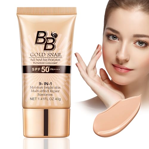 HOUSN BB Cream 9-in-1 SPF 50+, Crema Colorata Viso con