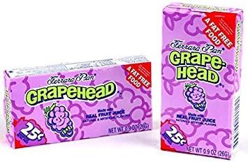 Grapehead Candy - 0.9 oz Box (24 Boxes)