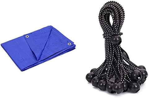 Kotap All-Purpose Blue Tarp TRA-1218 Ball Bungee 9" Length