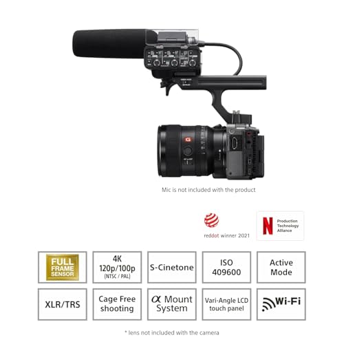 Image of Sony FX3A Cinema Line Full-Frame Camera | 4K 120P | Compact & Lightweight | Made for Filmmakers | Cinematic Shots - (Grey)