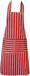Clay Roberts Chefs Apron, Black, Cooking and Baking Apron for Men and Women, Double Pockets, Kitchen Aprons, Butchers Apron, BBQ & Catering Bibs