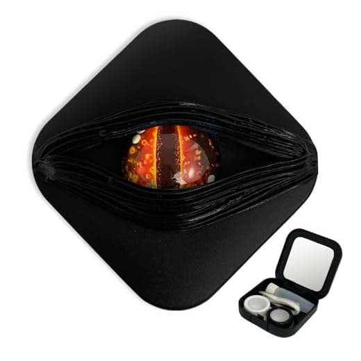 UpaClaire Contact Lens Case, Red Devil's Eye