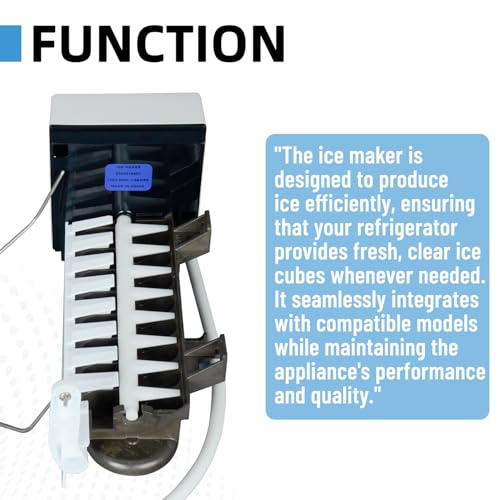 5303918493 Réfrigérateur Ice Maker Compatible avec Frigidaire Electrolux Kenmore Crosley Remplace 5303918493 241798219 1794546 AP4587866 PS3409466 EAP3409466