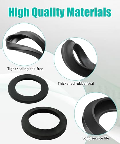 Image of 2PCS Thetfords 42141 Waste Ball Seal Kit Replacement for Aqua Magic Style Plus, Style II and Residence RV Toilet Parts