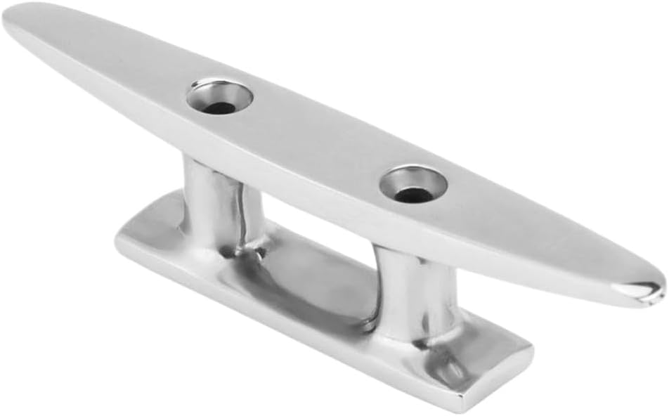 4 Inch Foldable Boat Grab Handle with Hollow Base Cleat Compatible with Marine Yacht 316 Stainless Steel