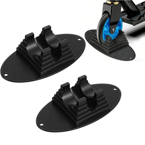 Flintronic 1 PC Soporte para Patinete, Acrobático Scooter, para Patinete Freestyle, Patinete Profesional,Negro
