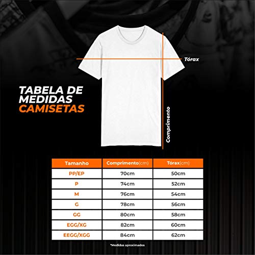 Kit Camiseta Lisa c/ 5 Peças Básicas Premium 100% Algodão Tamanho:GG;Cor:Colorido;Gênero:Homem
