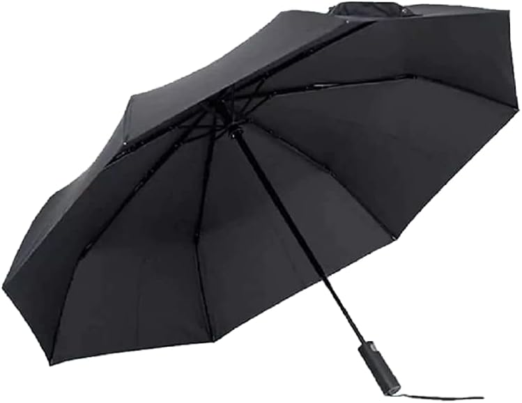 Fidrox ImperiaFidrox Newest 2 Fold Auto Open Windproof Umbrella 21" (532 mm) Men/Women UV Protection Monsoon/Rainy/Travel & Sun Umbrella,Outdoor Car Umbrella With Ergonomic Handle,Black