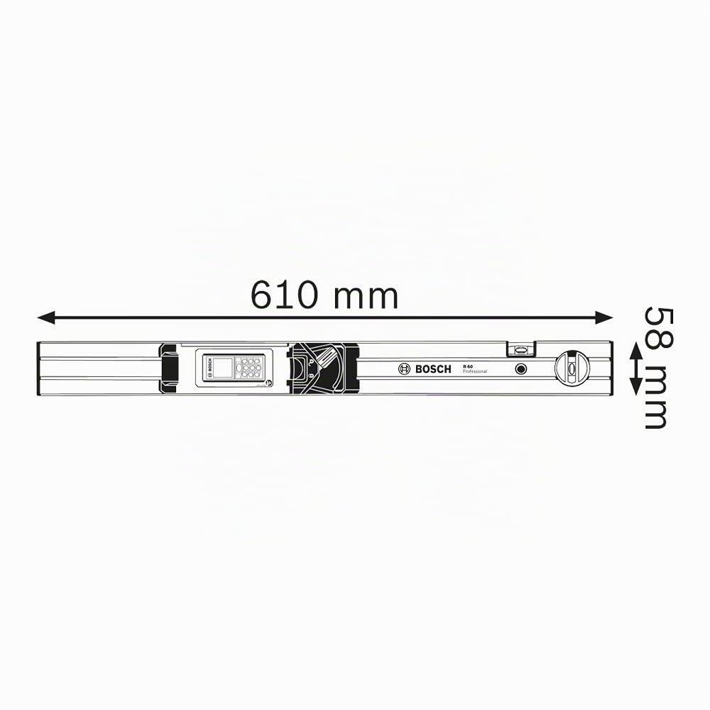Bosch Professional 0601079000 R60 Rail de mesure