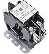 CGele 2 Pole Air Conditioner Contactor 30 Amp 24V Coil,Heavy Duty Condenser Contactor Compressor ...