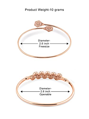 ZAVERI PEARLS gold bracelet – image 5