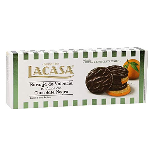 Lacasa Naranja Confitado con Chocolate Negro, 150g