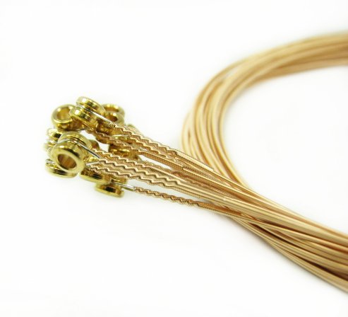 12-pack 24 ga. (.024 ") chitarra bronzo fosforoso – Made in the USA.
