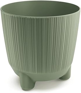 Prosperplast Ryfo flowerpot 19.5 cm earth green