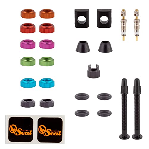 Orange Seal Tige de Valve sans Chambre à air Versa Valve pour cyclisme
