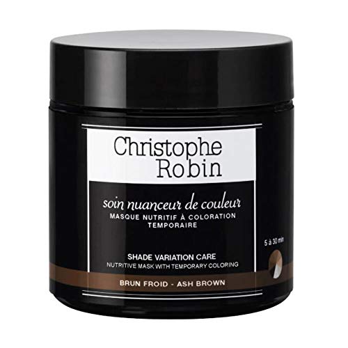 Nutritive Mask with Temporary Coloring in Ash Brown 250 ml by Christophe Robin