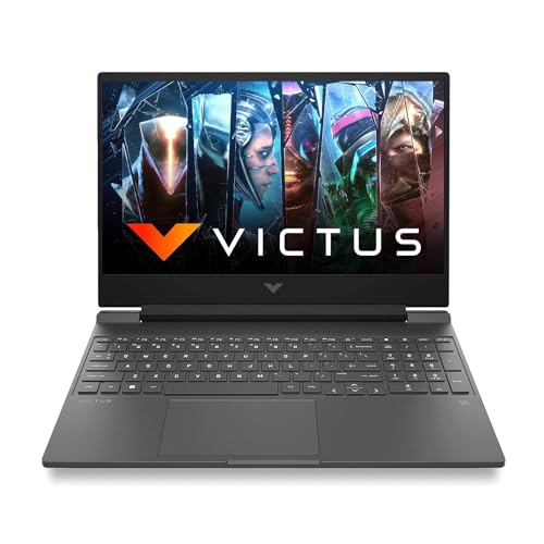 HP Victus, AMD Ryzen 5 5600H, 4GB NVIDIA RTX 3050 Gaming Laptop (8GB DDR4, 512GB SSD) 144Hz, IPS, 15.6'/39.6cm, Flicker-Free, Win11, Office 21, Mic Silver, 2.37kg, Enhanced Cooling, Backlit, fb0082AX