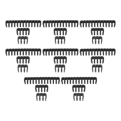 ULTECHNOVO 24pcs Clips Organizador de Cable para Escritorio, Presillas de Plástico para Cables para Reducir Enredos y Evitar Cables Desordenados, Material PP, Gestión de Cables para Espacio de Trabajo Bajo Escritorio miniatura 1
