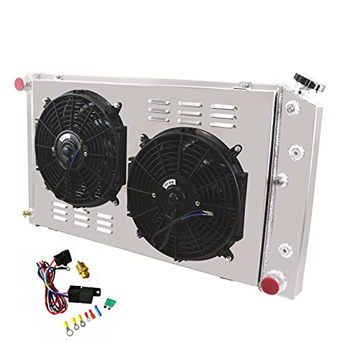 ECMRAD 3-Row Radiator & Shroud Fan Combo