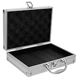 COLLBATH Aluminiumlegierung Werkzeugkasten Klein Kompakt Leicht Tragbar Multifunktional Aufbewahrungsbox mit Verstärkten Ecken für Outdoor und Elektrowerkzeuge