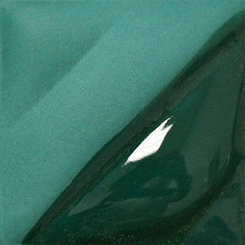 Amaco Velvet Underglaze - 2 Ounce Jar - V-341 Blue Green