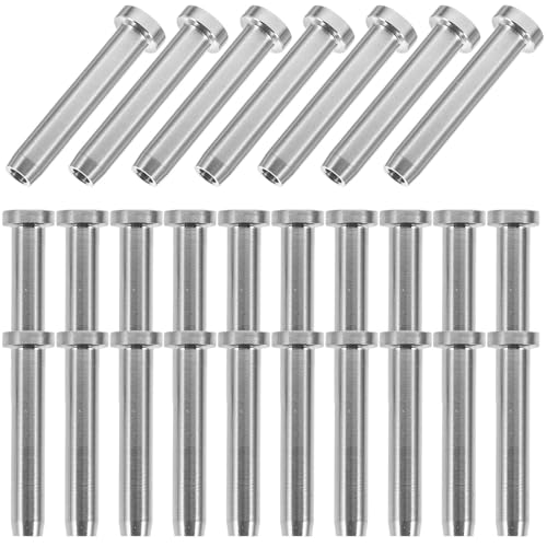 Terminal para barandilla de cable de acero inoxidable Gadpiparty en paquete de 20 piezas duraderas